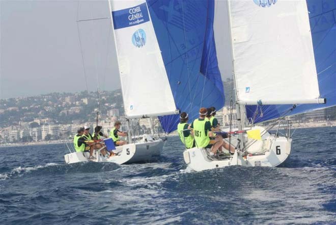AUS 1 vs AUS 2, Finals - 2012 World University Match Racing Championships © Ajay Rau